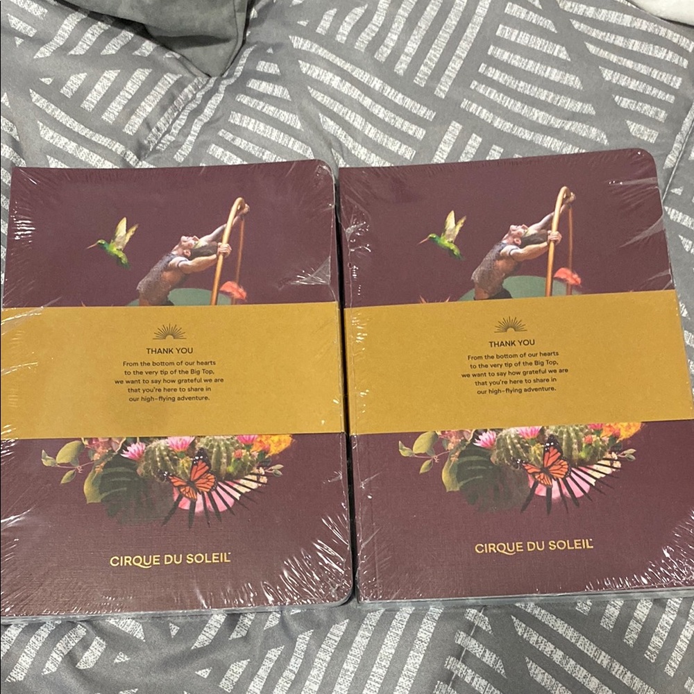 Cirque du Soleil Notebooks with Hummingbird Design